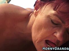 Jizz Mouthed Granny Nail with Cum in Mouth and Doggystyle Drilling