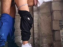 Hermanastra Escapes University for Hidden Outdoor Fucking with Perfect Body