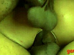 Blondie bitch double fucked by black men on couch 😈