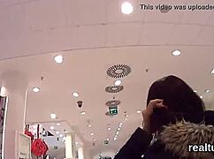 Charming Czech Kitten Gets Teased In The Mall And Penetrated In Pov 😍