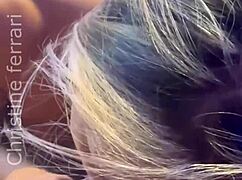 Hotwife fucks husband watches via video call