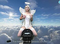 Heavenly Body Rides Sybian In Roleplay