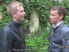 Skint stud lets naughty buddy plow his lover for dollars 😏💰