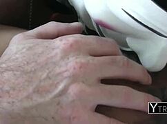 Is This Petite 18+ Asian Teen Ready for Interracial Sex in a Cheap Hotel Room?