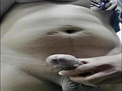 Pretty Filipina girlfriend shows swollen pussy on video call