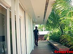 19yo babe fucked hard by horny stalker