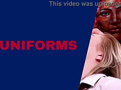 Blonde British Teen Sucks Huge Cock and Swallows Massive Cum Load