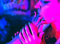 Lick my soles and make me horny with tickles