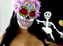 la catrina horny fucking wet pussy dildo squirting