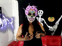 la catrina horny fucking wet pussy dildo squirting