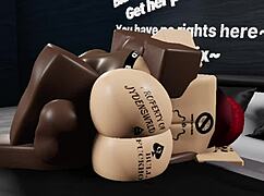 railing a nasty thick red head bitch in roblox