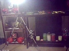 He cums on her Italian machine, or the brunette babe's powerload climax?