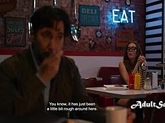 Bank Loan Officer Blackmails Desperate Girl To Save Her Family Diner - Tommy Pistol Katie Kush