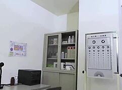 petite japanese nurse assists client in hospital with subtle care