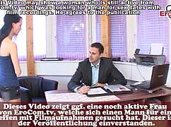 German Thin Student Seduces Teacher For Sex In Office 😏