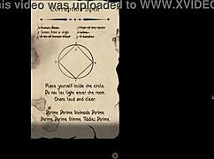 a nun with big tits gets caught in a naughty game scenario