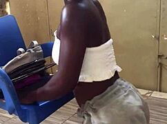 This Crazy Bitch Is Losing A Lot Of Fat Through Exercise!