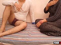 Stepmom plays truth or dare with stepson, leading to intimate homemade encounter