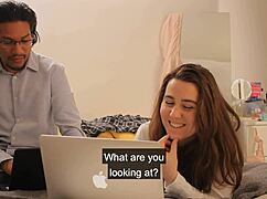 Shy classmate gets fucked hard by naughty friend!