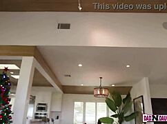 the busty stepdaughter tries preserving her relationship with her father-in-law and uncle in this reality scene