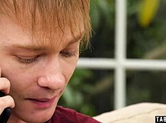 Inked teen 18+ Jaye Summers helps STEP BRO make his GF JEALOUS