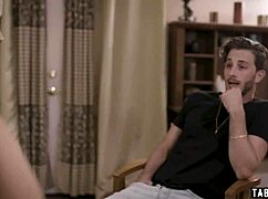 Filthy teen begs bisexual stepmom to share her new boyfriend