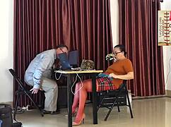 Office Domination Boss Fucks Secretary To Pussy And Mouth Blowjob In Office Compilation L 3