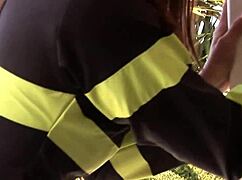 Female Firefighter Cece Couldn't Wait To Ride Fat Dick After Shift!