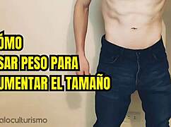 Train your penis length, girth, and control with real weights for monster cock gains