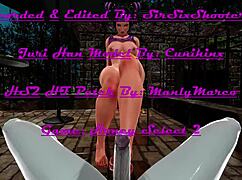 嘿来看朱莉·韩足交POV在Honey Select 2