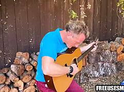 Teen gets freeused by boyfriend and buddies during camping trip