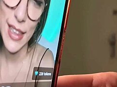 'come here, naughty ones,' the camgirl says