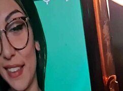 'come here, naughty ones,' the camgirl says