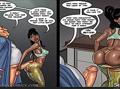 i watch my husband fuck the ebony maid in the kitchen