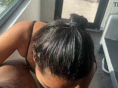 She enjoys her best friend's boyfriend's huge BBC in amateur couple fun