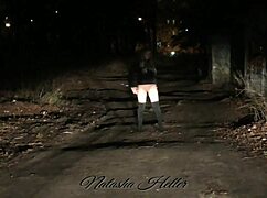 Autumn was walking naked in public, feeling free