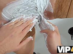 Hot Bathroom Sex After Shaving A Hairy Pussy