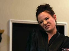 Shall I Share My Crush's Big Tits and Shaved Pussy with Roommate in Dorm Threesome?