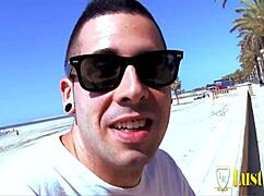 french brunette is in the mood for some outdoor anal