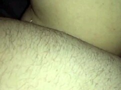 She takes his huge cock deep in her ass