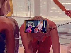 dominatrix april trains rosie in pee toilet 😈