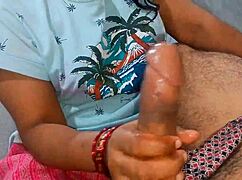 Indian Bhabhi gets casual cumshot in mouth during sloppy blowjob