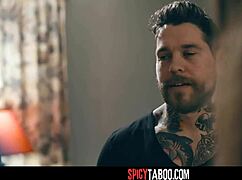 step-daughter interacts with boyfriend in front of step-parents - carolina sweets chanel preston