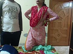 Desi sarah bhabhi convinces stepmom for girlfriend-boyfriend roleplay, then fucks her hard in big ass