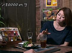 japanese milf cheats with creampie pickup