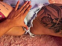 andy rose gets fucked hard, sucks huge cock