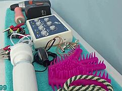 i was tormented with multiple orgasms devices while tied up for one hour