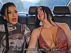 Uber Driver Bbc Has A Threesome With Two Huge Bootys Colombians - Brandon Cruz - Mariana Martix & Silvana Lee!
