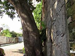 Intense Outdoor Fucking Brings Explosive Orgasm And Cumshot