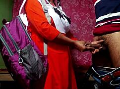 Teacher Fucked Student For Bringing Mobile In Class Real Hot Desi Girl Doggy Sex